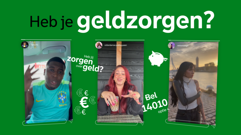 Influencercampagne Geldzorgen